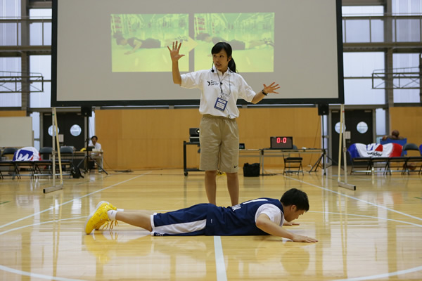 井上かなえアスレチックトレーナー(東海大学男子バスケットボール部)